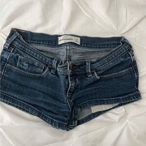 Abercrombie & Fitch Blue Denim Shorts
